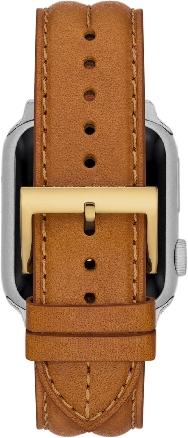 image:imageTory Burch Womens Kira 38404142mm Band For Apple WatchBrown Logo