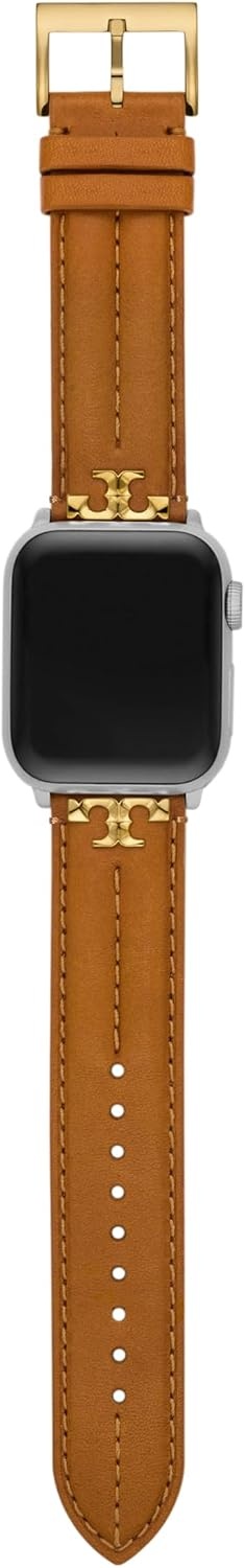 image:imageTory Burch Womens Kira 38404142mm Band For Apple WatchBrown Logo