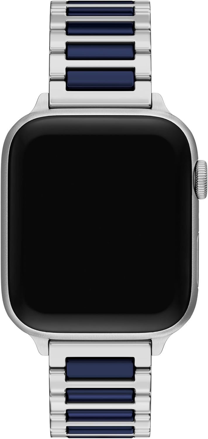 image:imageTory Burch Womens Kira 38404142mm Band For Apple WatchSilverBlue