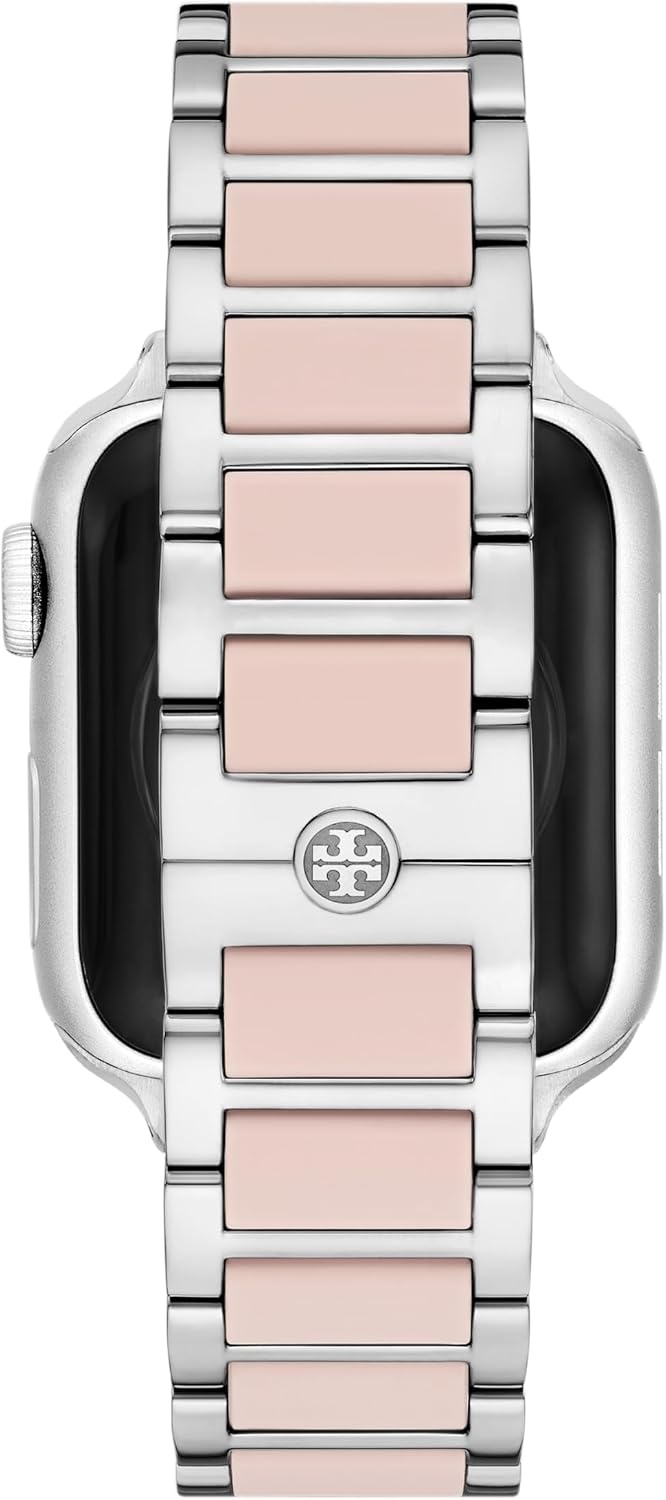 image:imageTory Burch Womens Kira 38404142mm Band For Apple WatchSilverPink