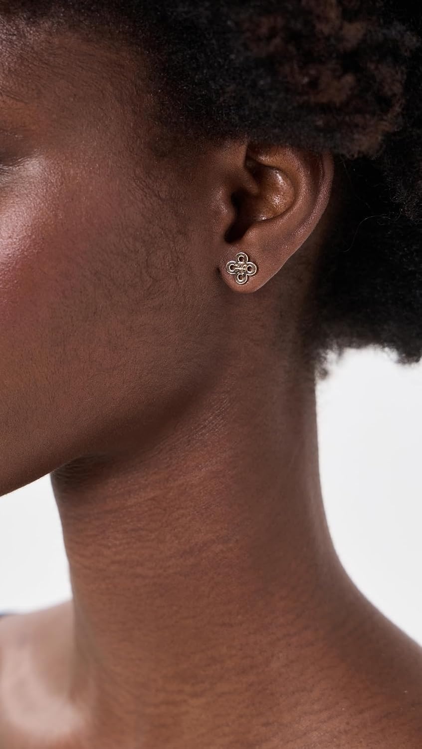 image:imageTory Burch Womens Kira Clover Stud EarringsTory Gold