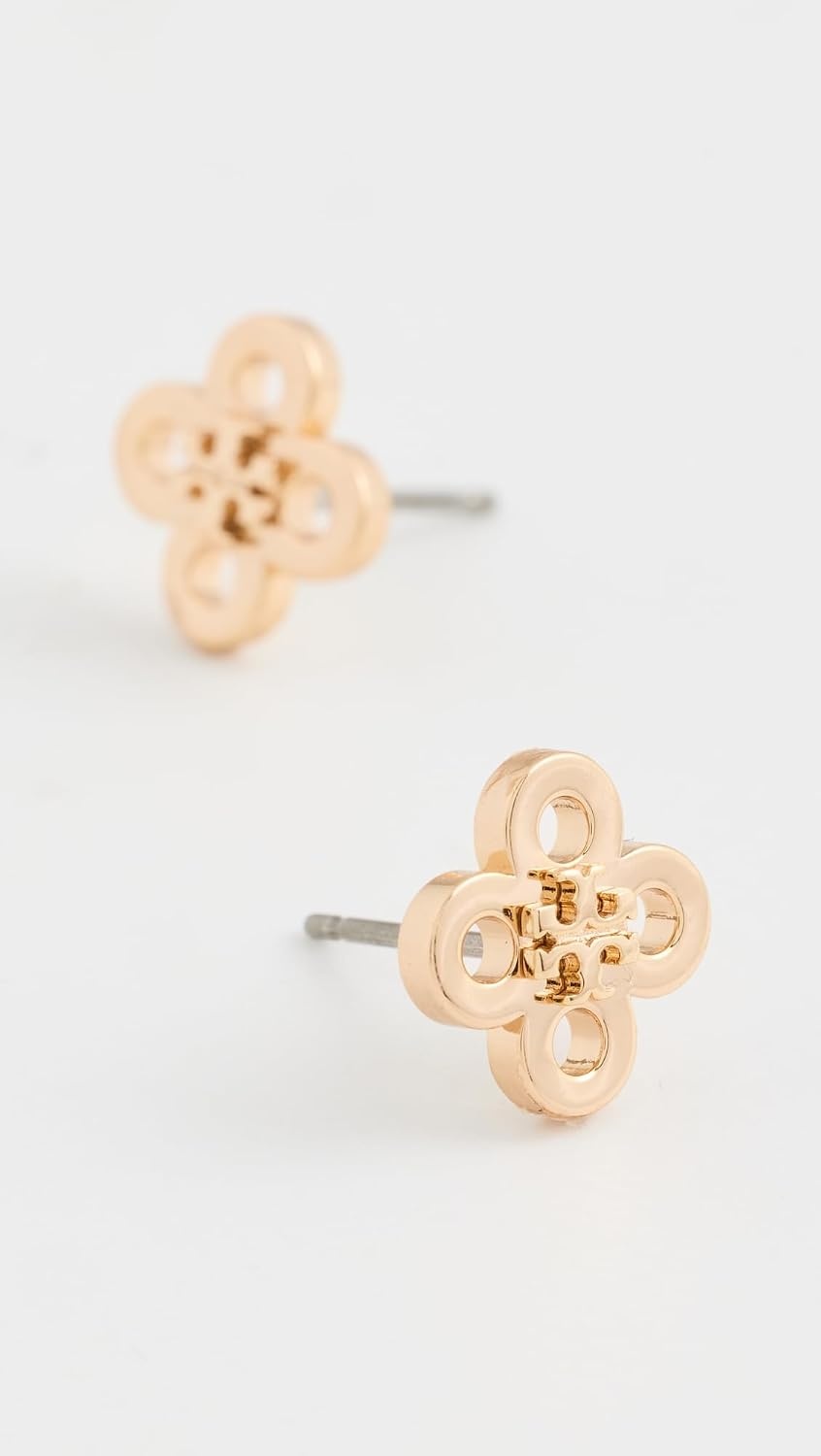 image:imageTory Burch Womens Kira Clover Stud EarringsTory Gold