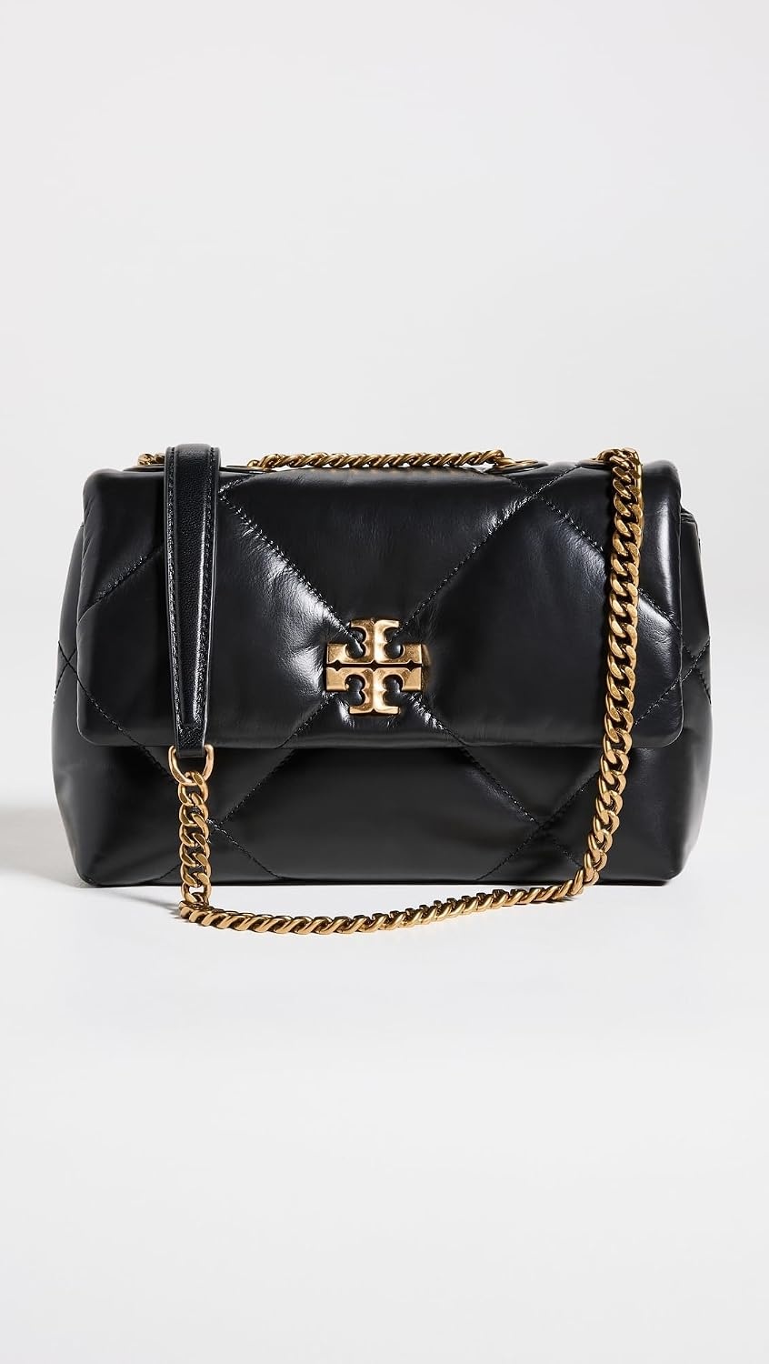 image:imageTory Burch Womens Kira Diamond Quilt Convertible Shoulder Bag Diamond QuiltBlack