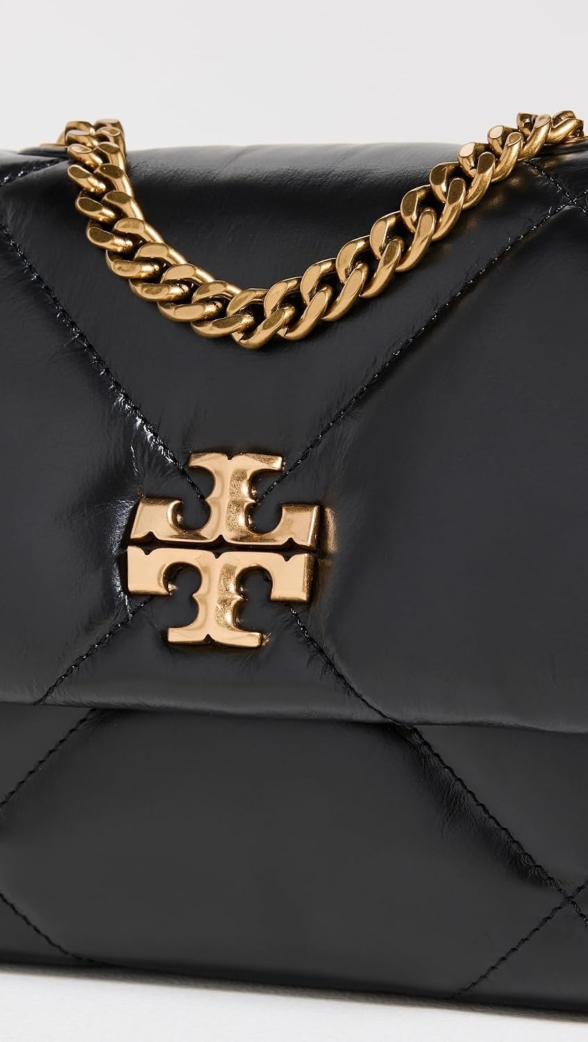 image:imageTory Burch Womens Kira Diamond Quilt Convertible Shoulder Bag Diamond QuiltBlack