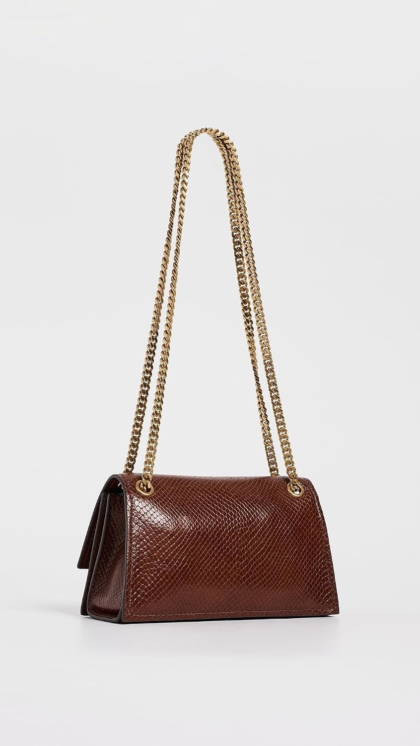 image:imageTory Burch Womens Kira Embossed Snake Mini Shoulder BagSweet Maple