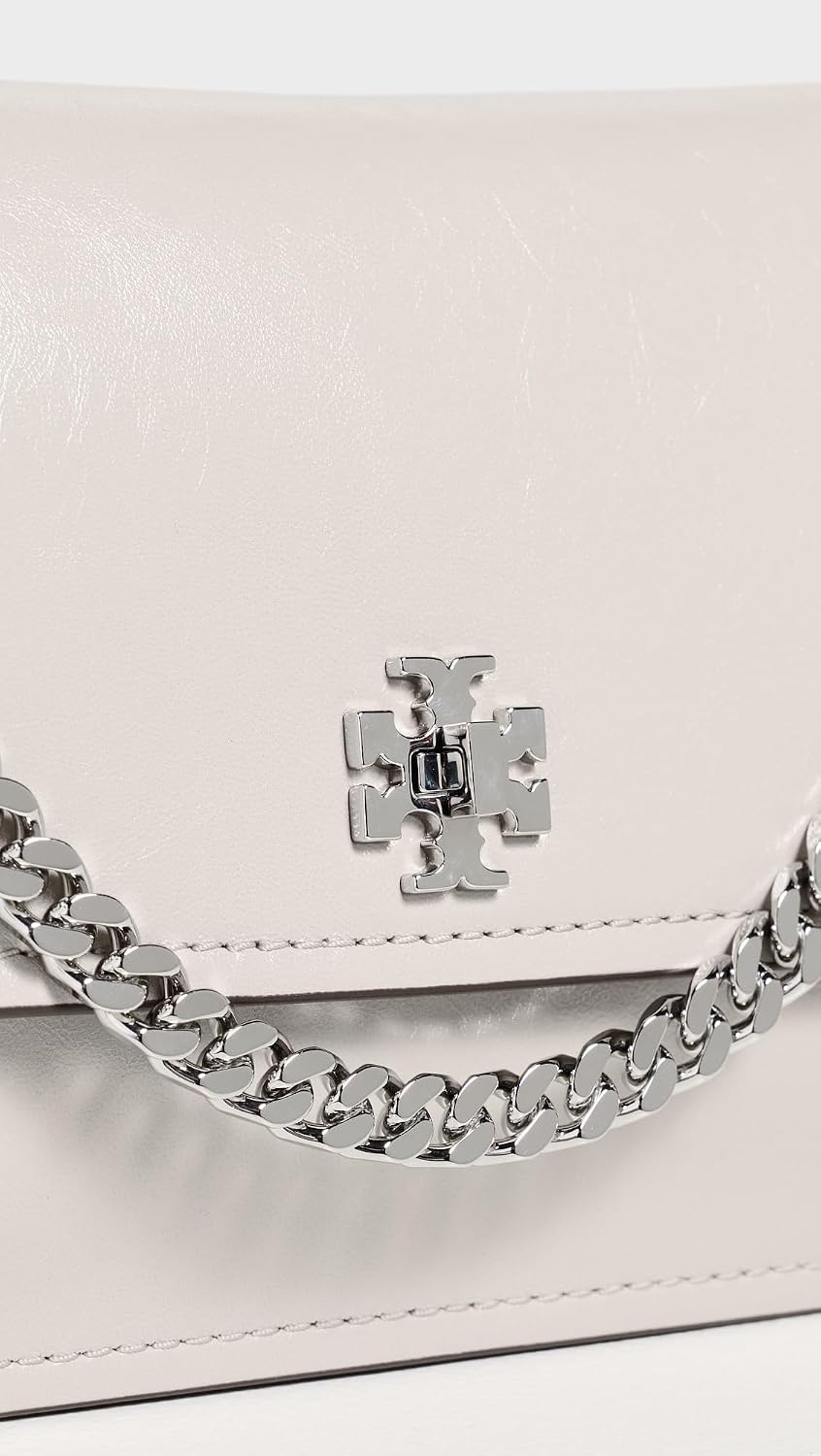 image:imageTory Burch Womens Kira Turnlock Shoulder BagDove Gray