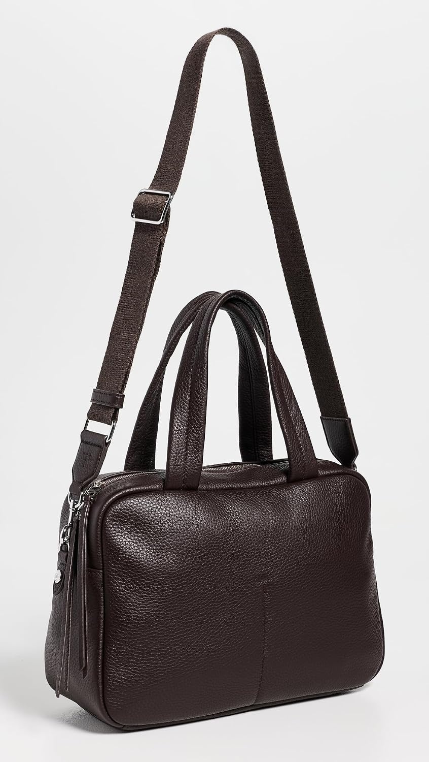image:imageTory Burch Womens Leather SatchelCocoa