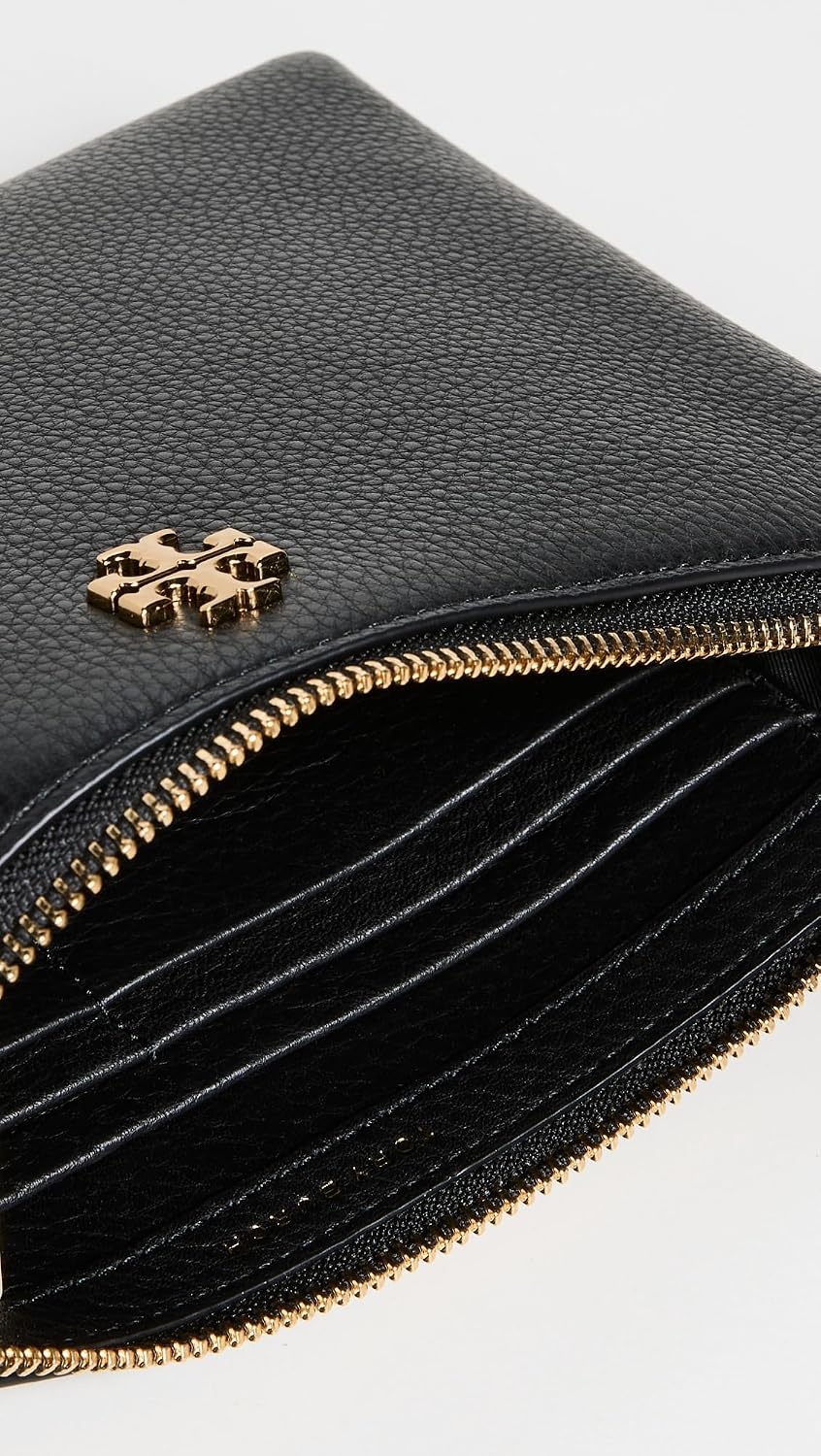 image:imageTory Burch Womens Mercer Pebbled Wallet CrossbodyBlack