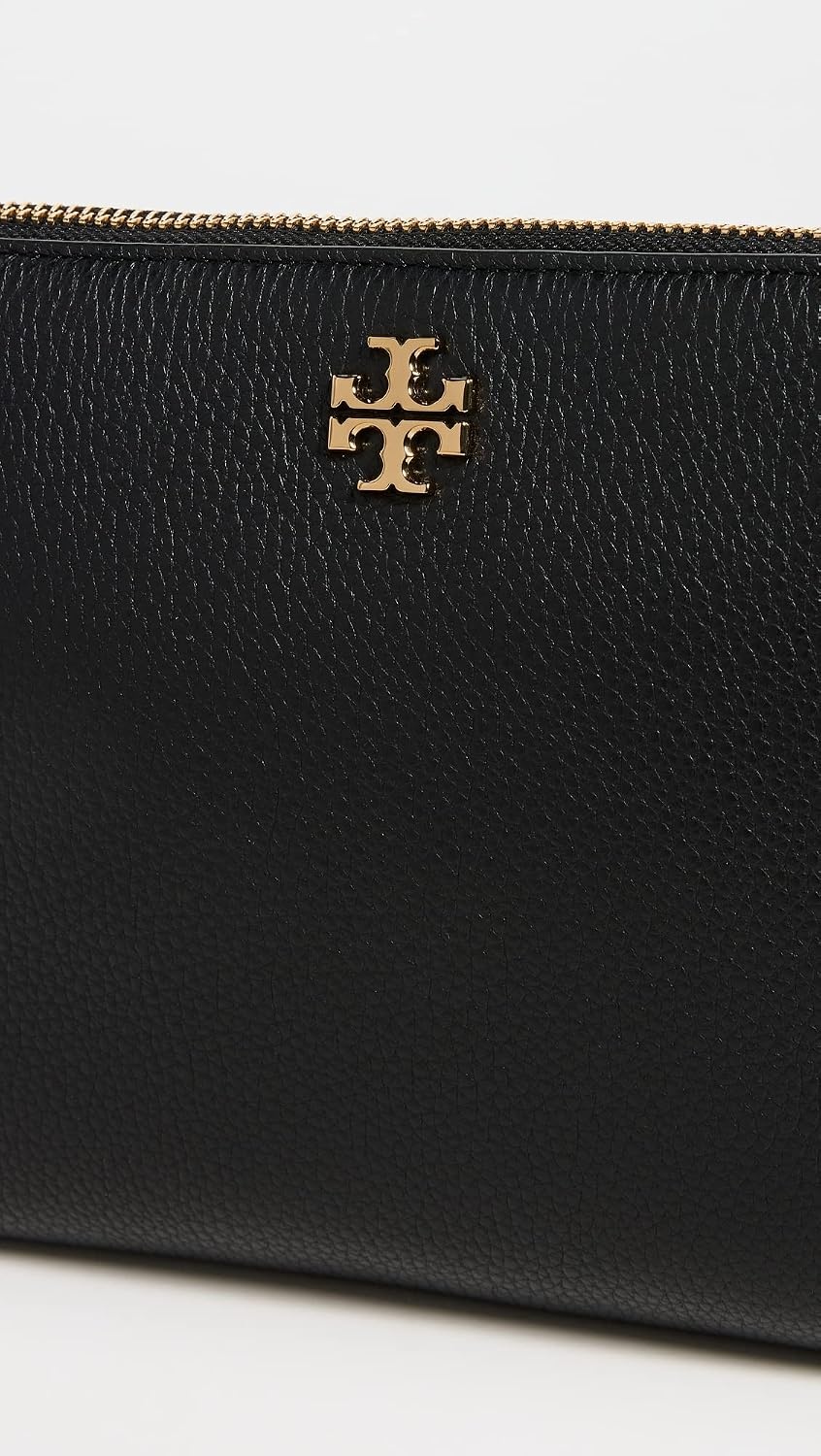 image:imageTory Burch Womens Mercer Pebbled Wallet CrossbodyBlack