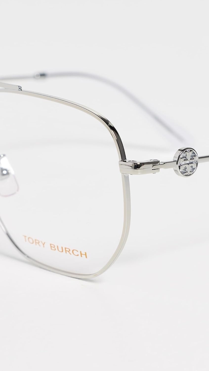 image:imageTory Burch Womens Miller Metal Pilot EyeglassesSilver