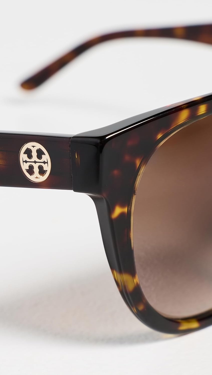 image:imageTory Burch Womens Miller Phantos SunglassesDark Tortoise