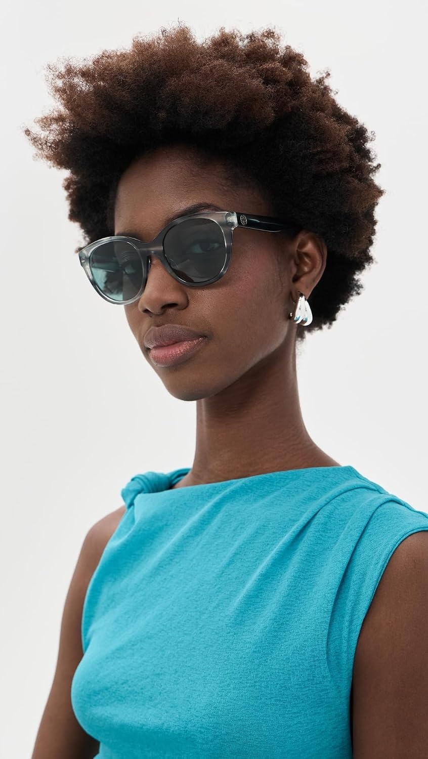 image:imageTory Burch Womens Miller Phantos SunglassesTeal Striated