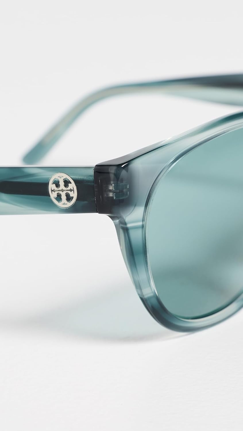 image:imageTory Burch Womens Miller Phantos SunglassesTeal Striated