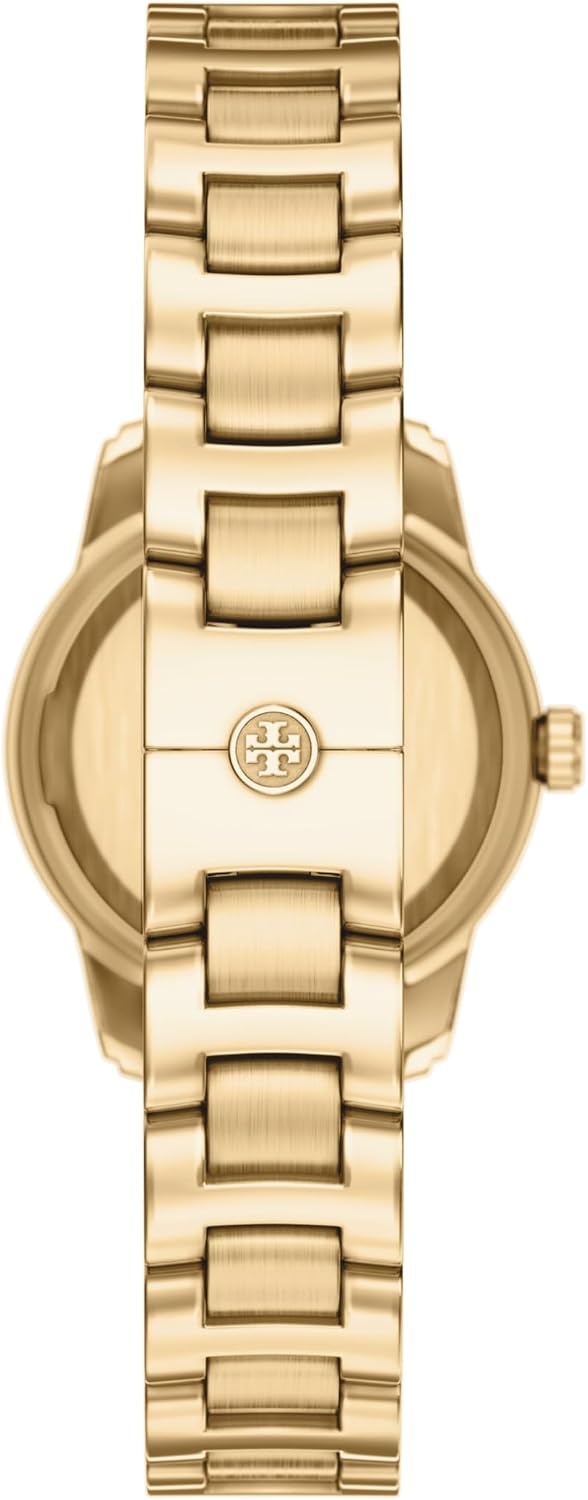 image:imageTory Burch Womens Miller Stainless Steel WatchGoldBlue