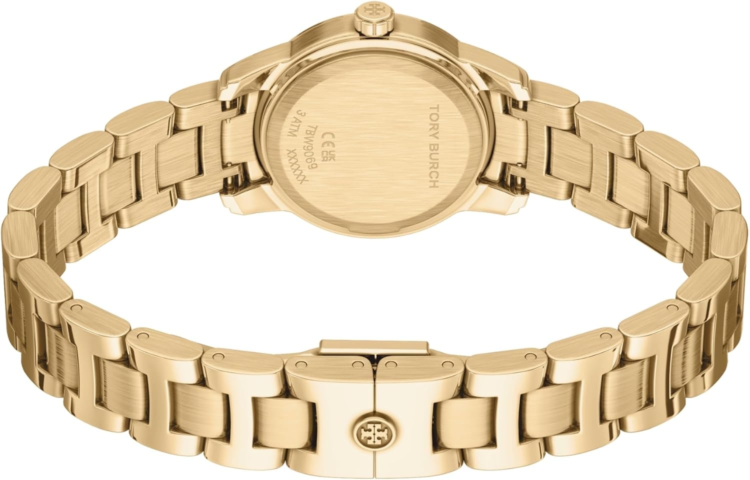 image:imageTory Burch Womens Miller Stainless Steel WatchGoldBlue