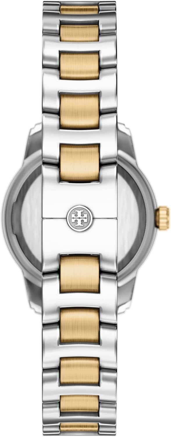 image:imageTory Burch Womens Miller Stainless Steel WatchGoldSilverGreen