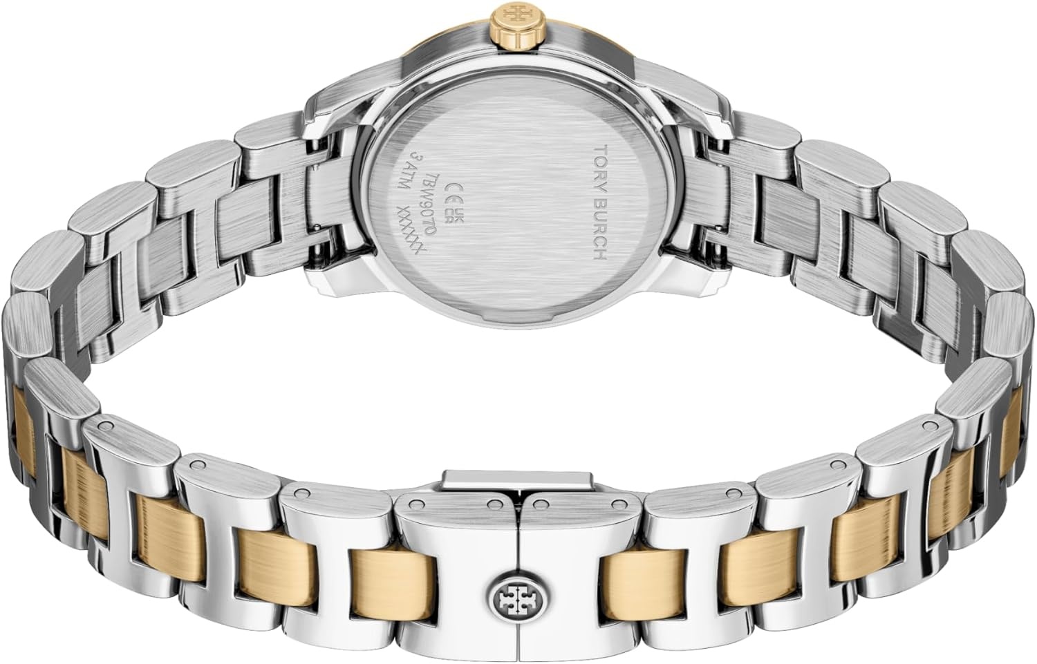 image:imageTory Burch Womens Miller Stainless Steel WatchGoldSilverGreen