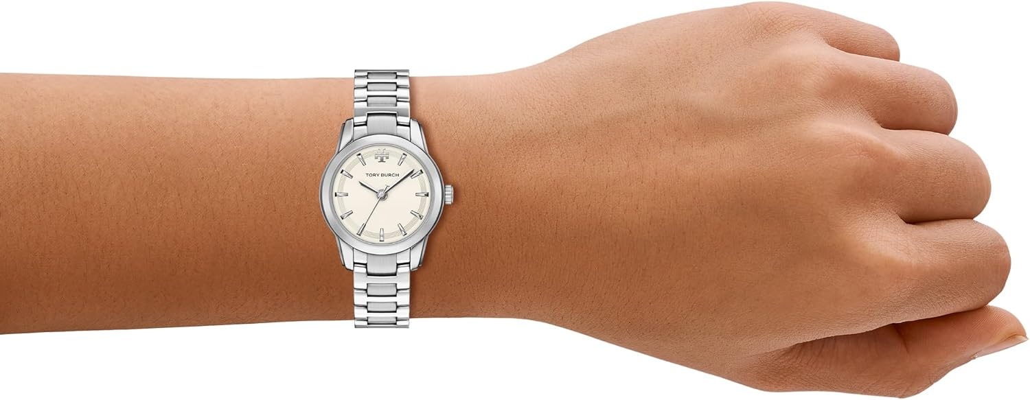 image:imageTory Burch Womens Miller Stainless Steel WatchSilver