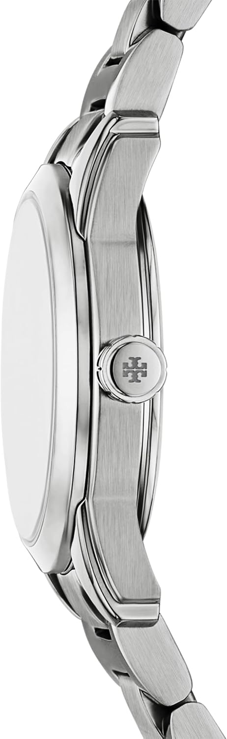image:imageTory Burch Womens Miller Stainless Steel WatchSilverBlue