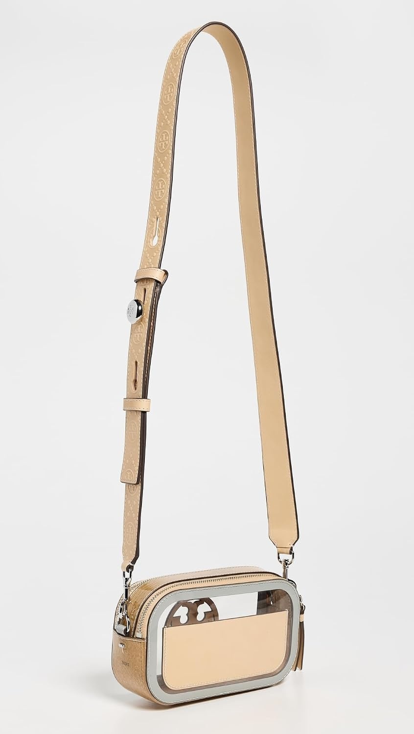 image:imageTory Burch Womens Mini Miller Crossbody BagClear