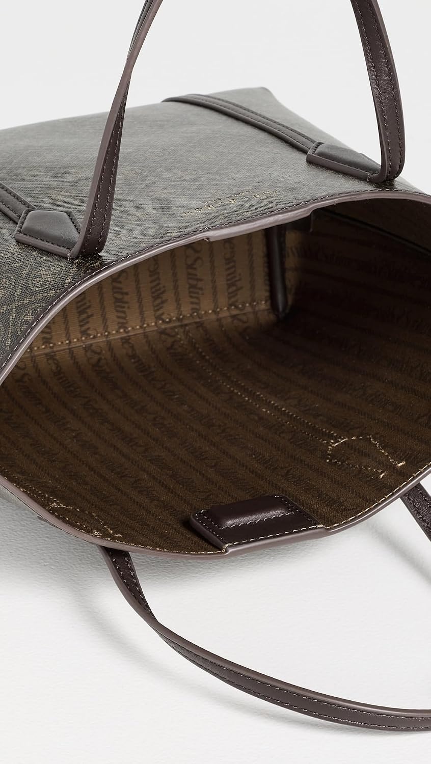 image:imageTory Burch Womens Perry Coated Canvas Small ToteFrench Press