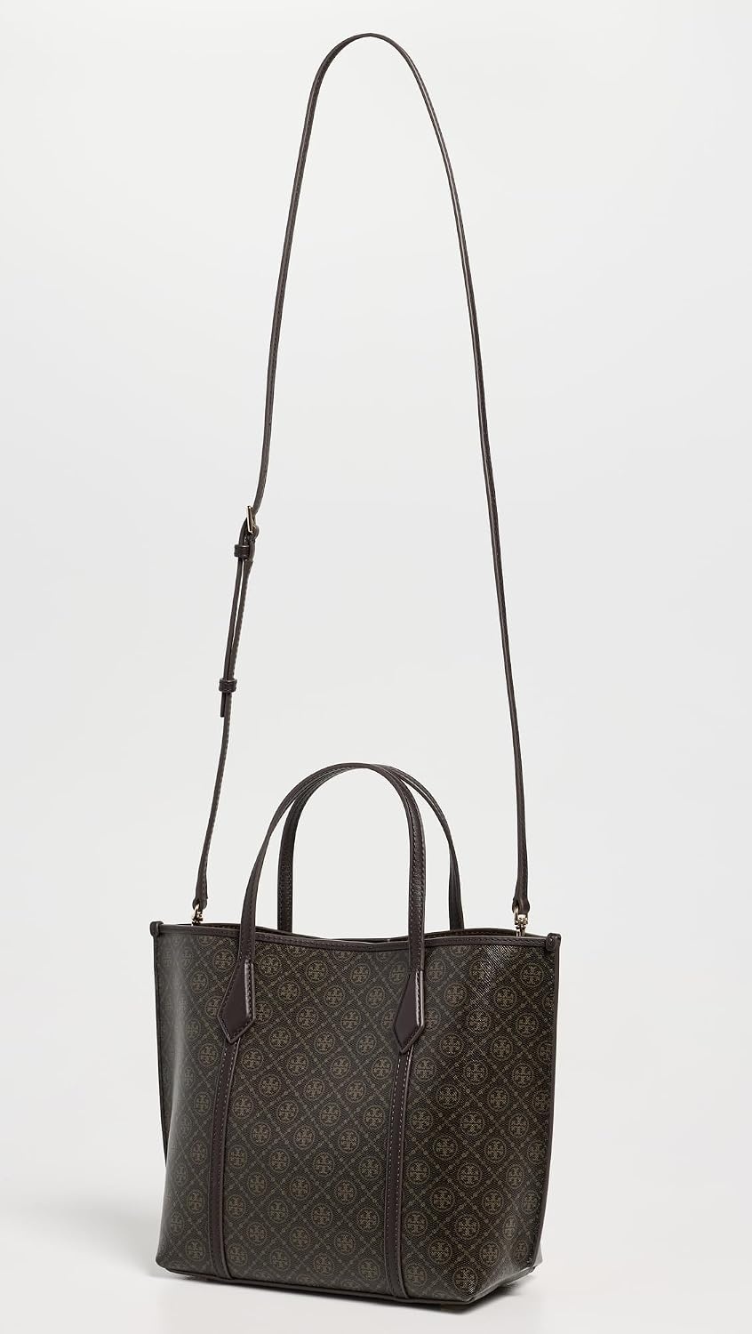 image:imageTory Burch Womens Perry Coated Canvas Small ToteFrench Press