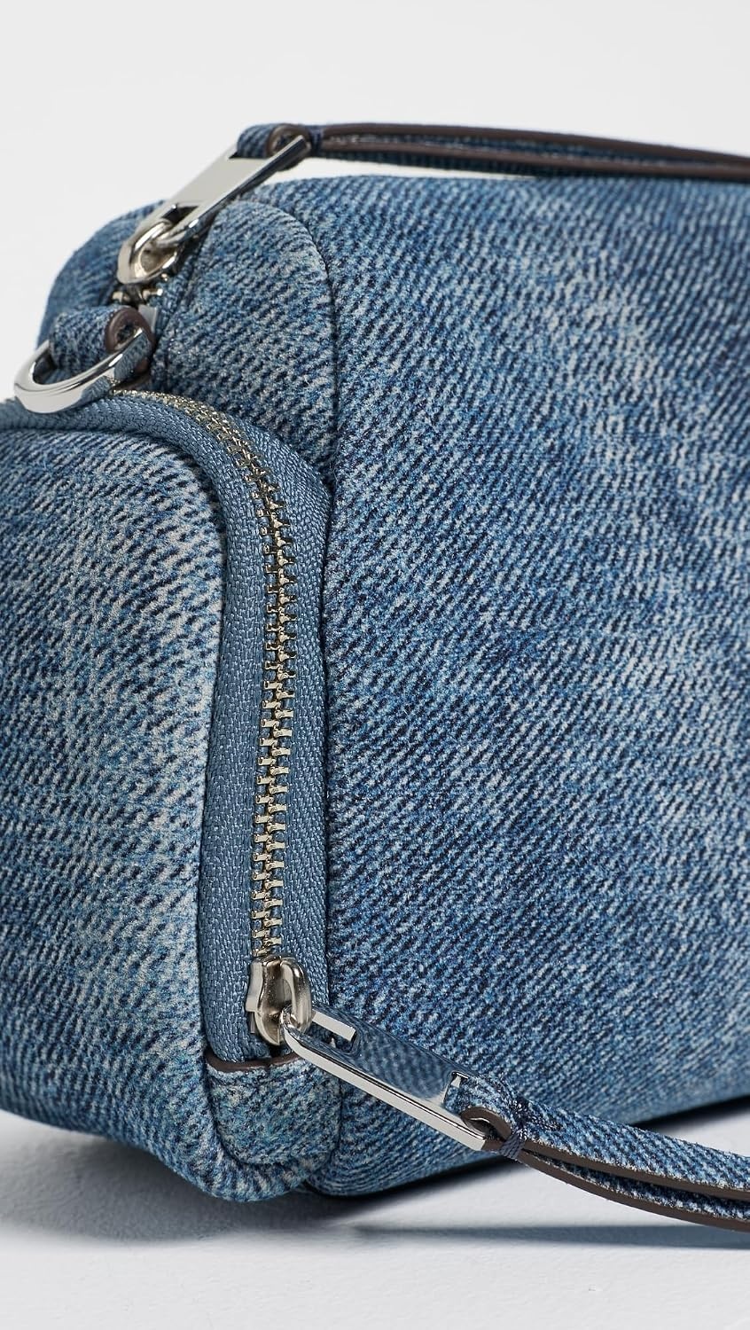 image:imageTory Burch Womens Perry DenimPrint Suede VoyagerDenim