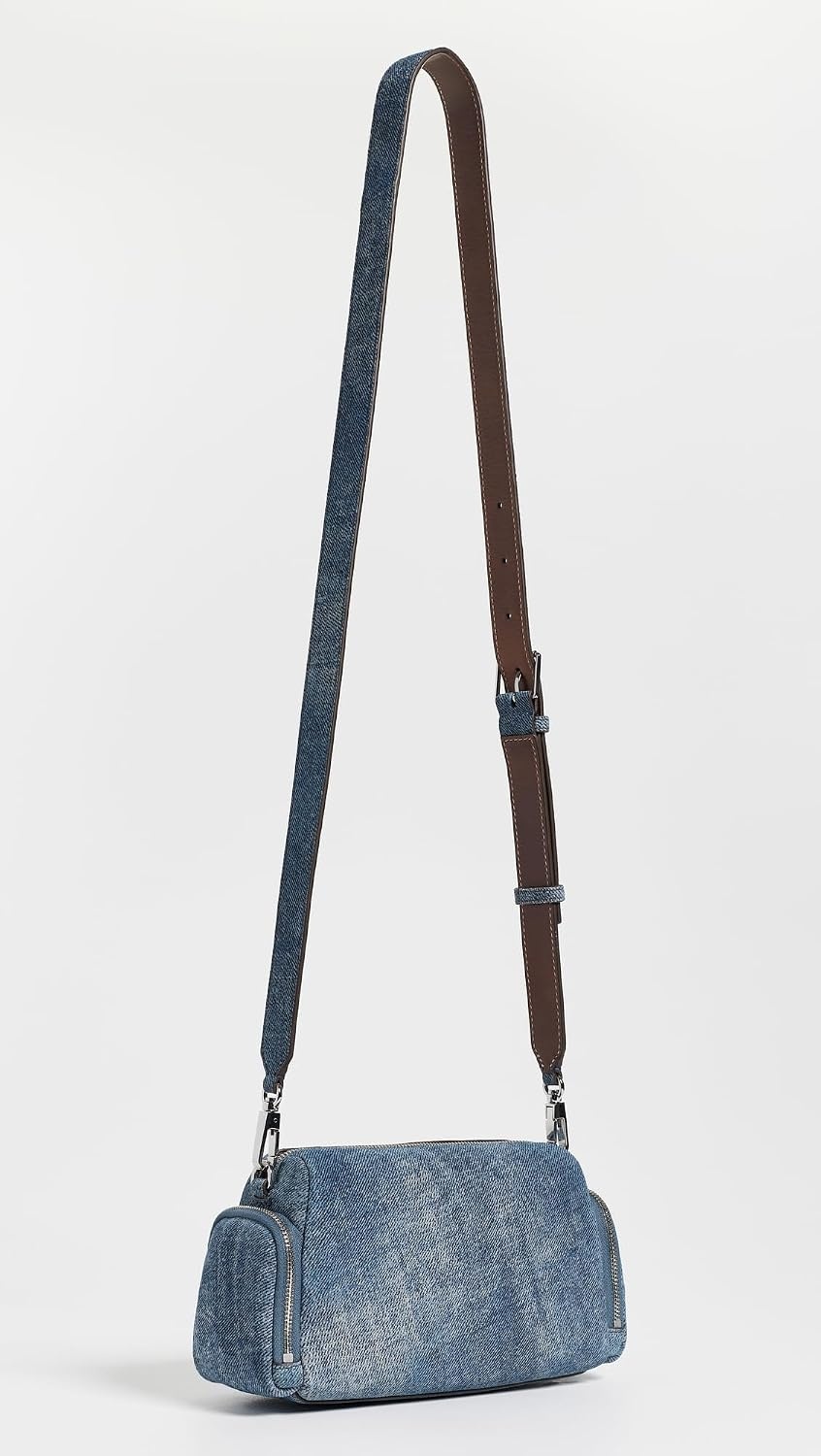 image:imageTory Burch Womens Perry DenimPrint Suede VoyagerDenim