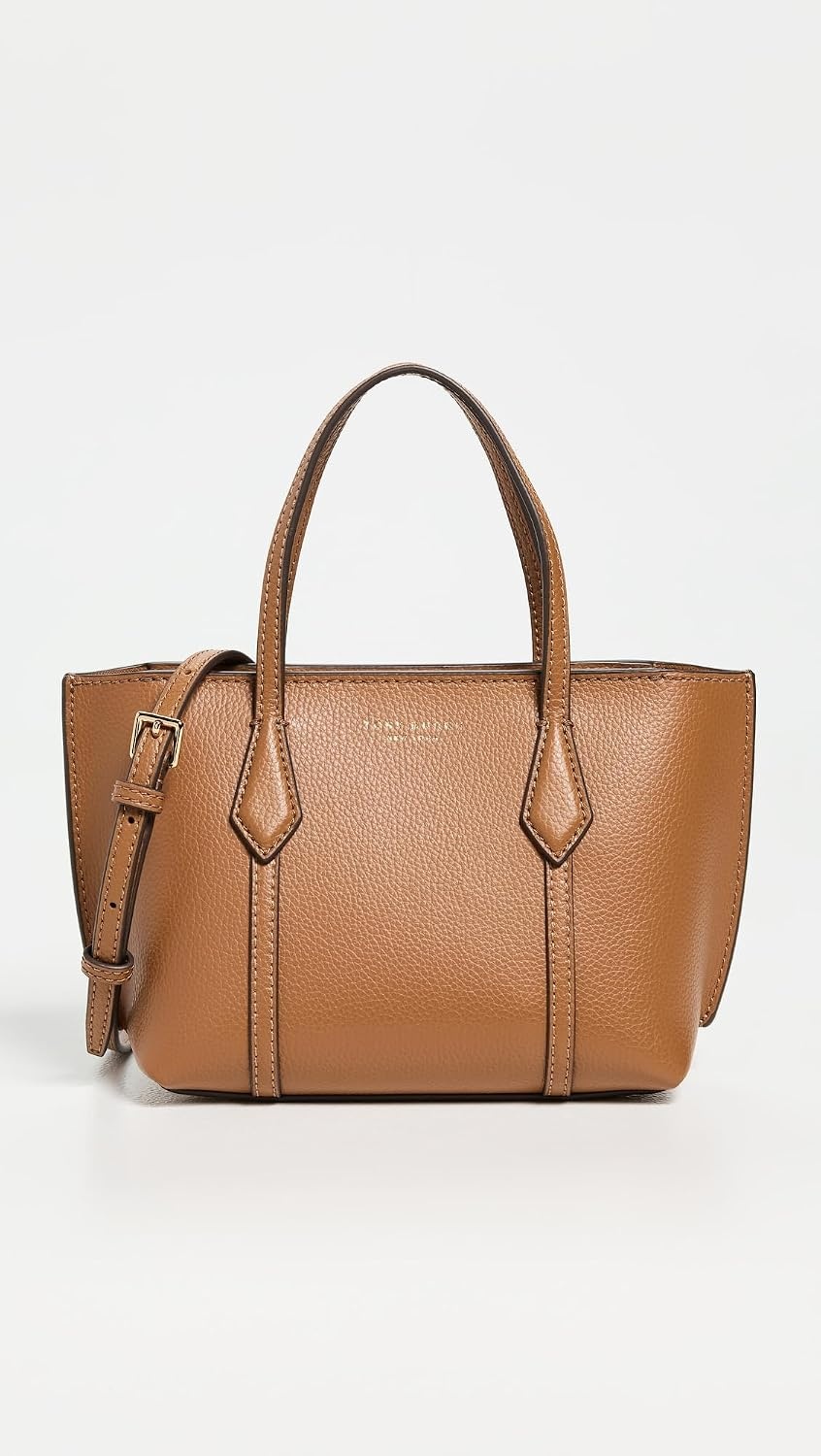 image:imageTory Burch Womens Perry Mini ToteAutumn Brown