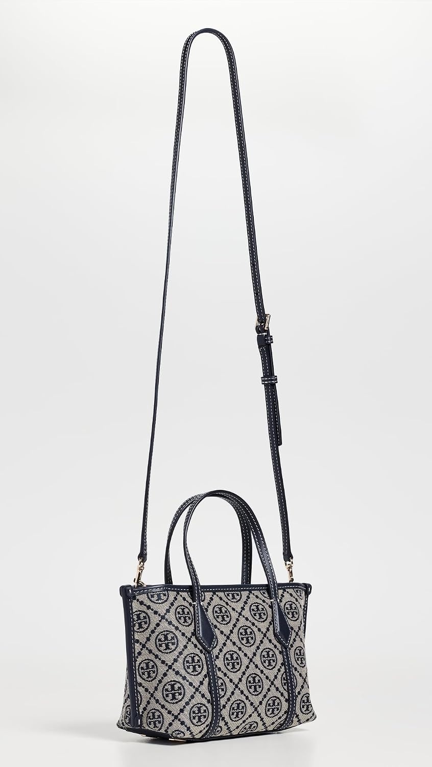 image:imageTory Burch Womens Perry T Monogram Mini ToteTory Navy