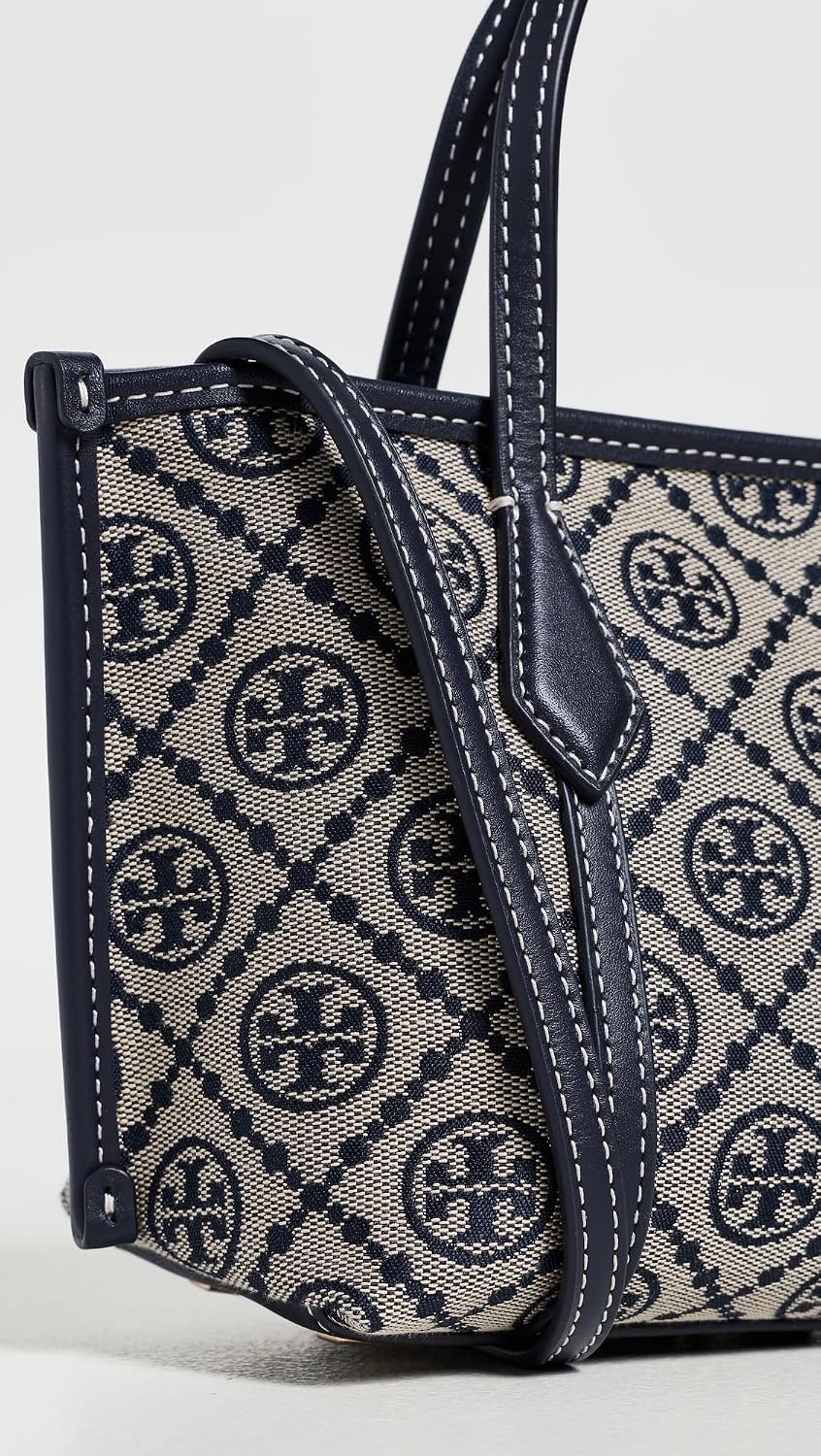 image:imageTory Burch Womens Perry T Monogram Mini ToteTory Navy