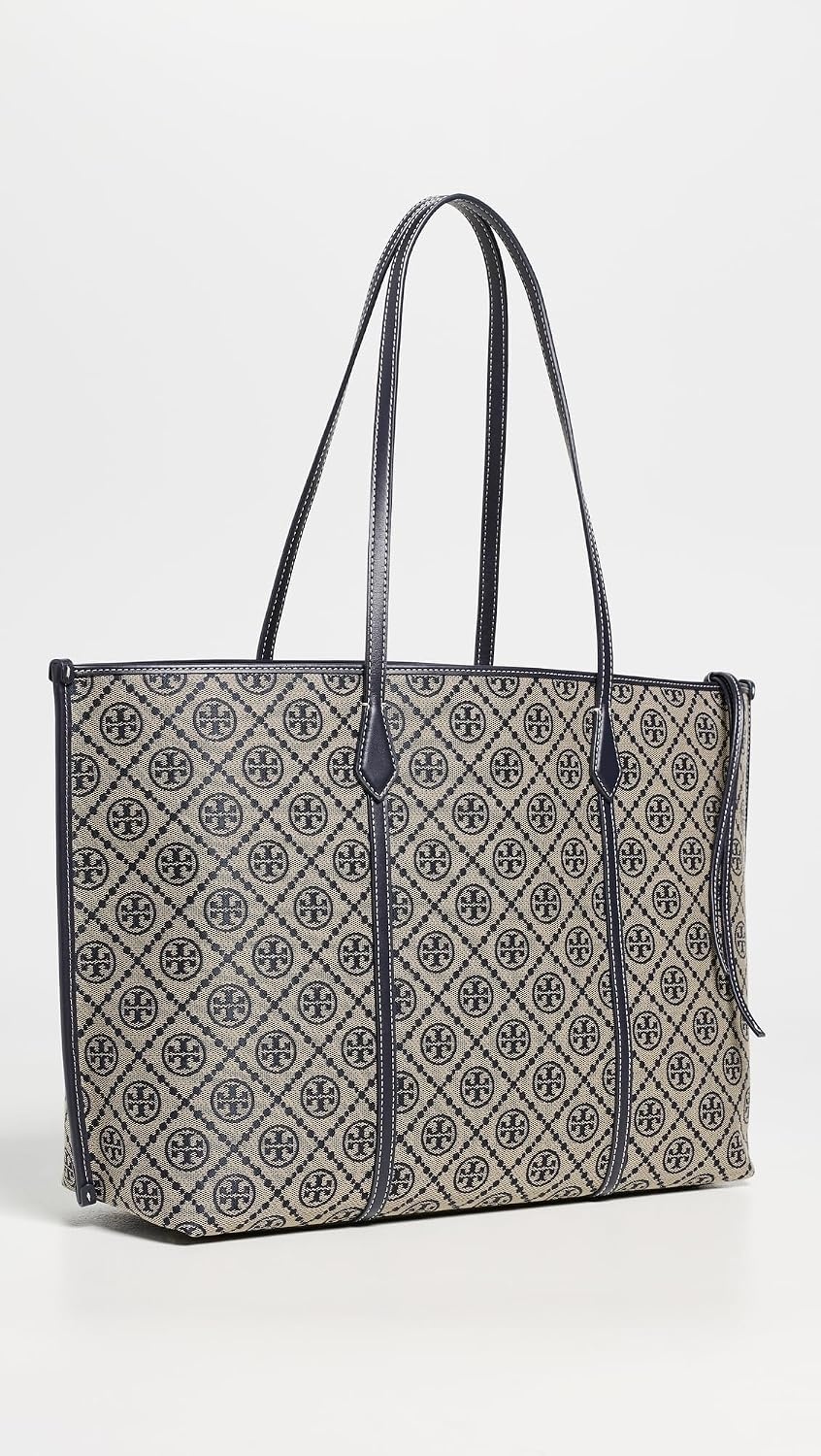 image:imageTory Burch Womens Perry T Monogram ToteTory Navy