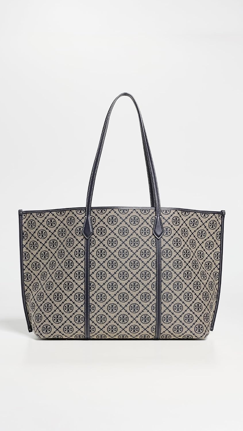 image:imageTory Burch Womens Perry T Monogram ToteTory Navy