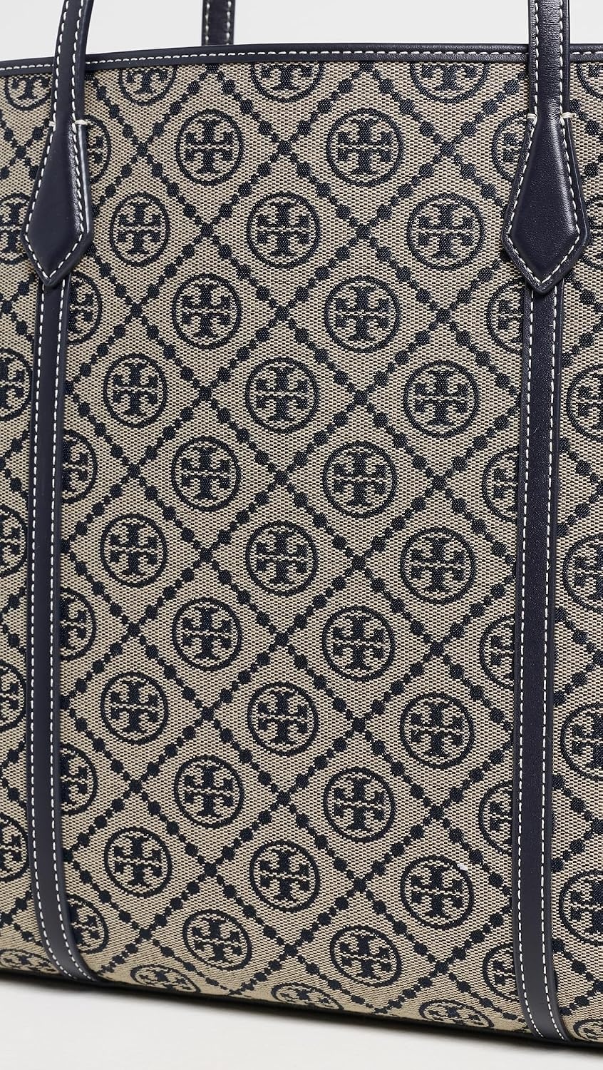 image:imageTory Burch Womens Perry T Monogram ToteTory Navy