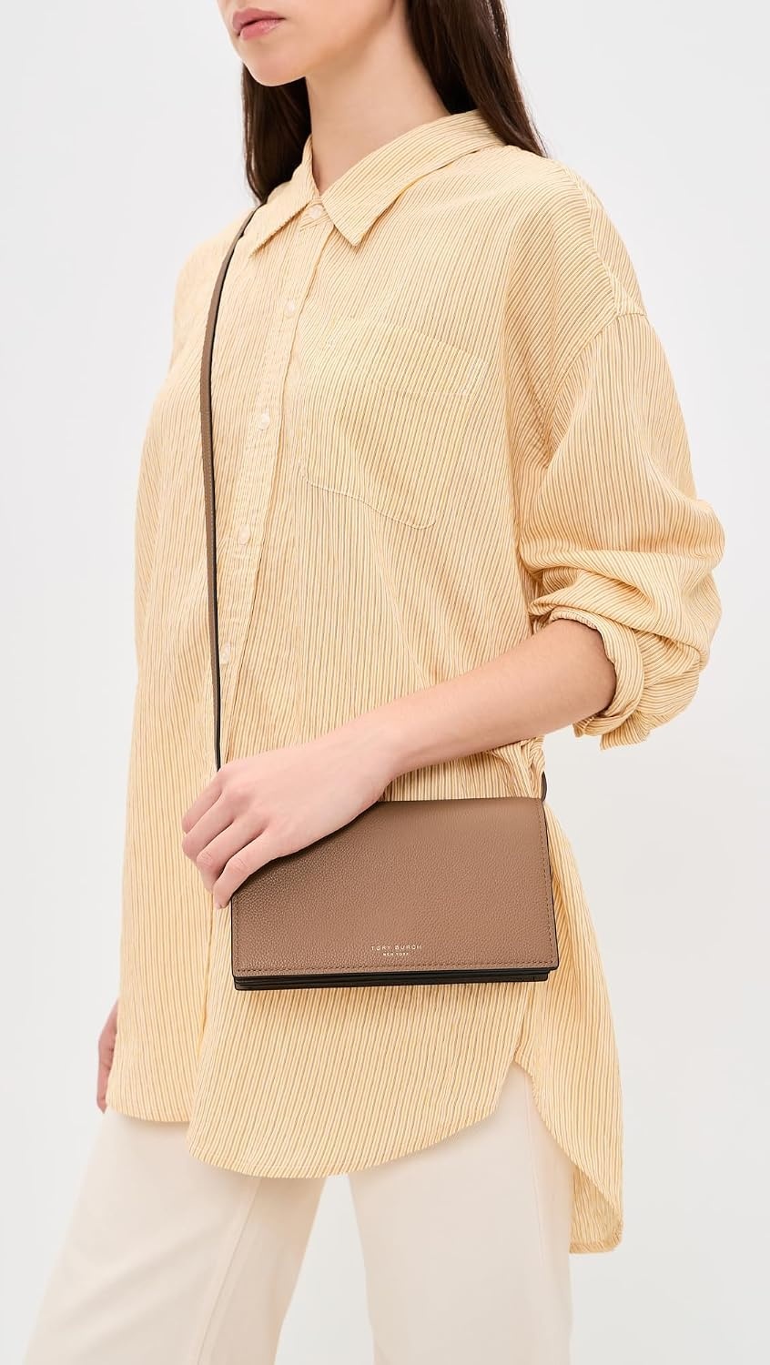image:imageTory Burch Womens Perry Wallet Crossbody BagTiramisu