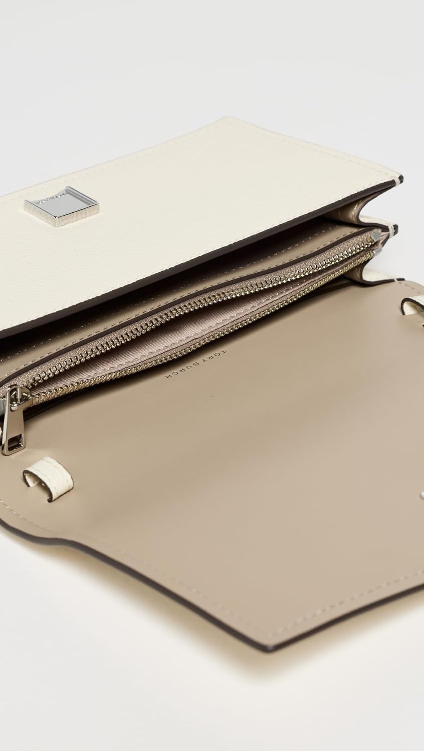 image:imageTory Burch Womens Perry Wallet CrossbodyLight Cream