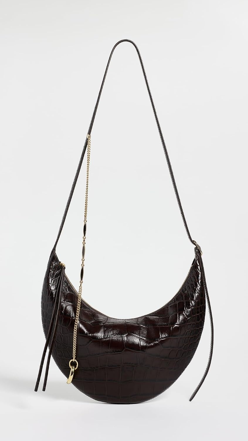 image:imageTory Burch Womens Pierced Embossed Croc Crossbody BagCoco