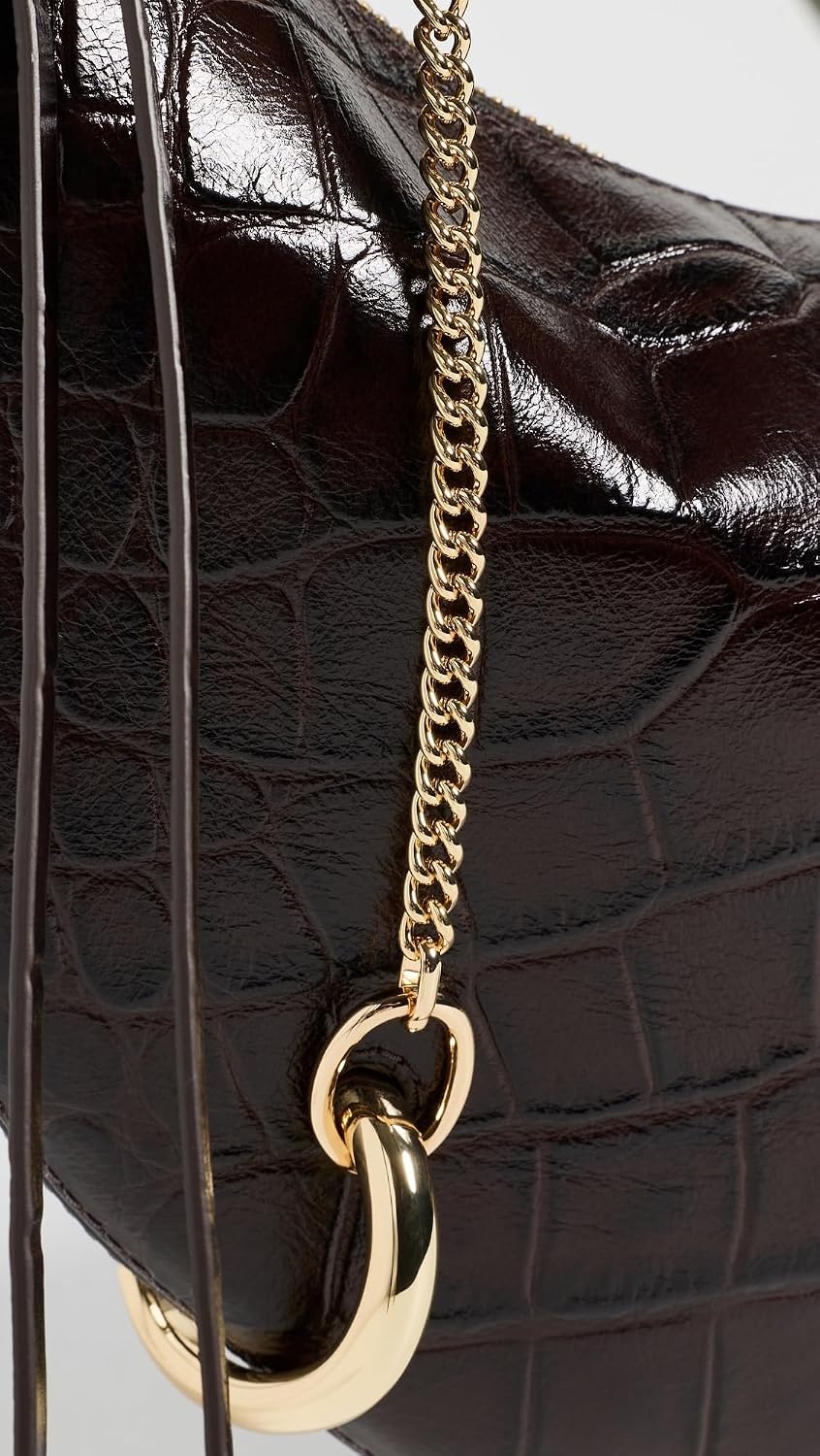 image:imageTory Burch Womens Pierced Embossed Croc Crossbody BagCoco