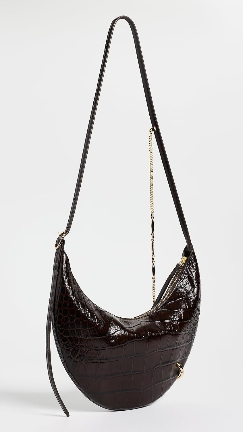 image:imageTory Burch Womens Pierced Embossed Croc Crossbody BagCoco