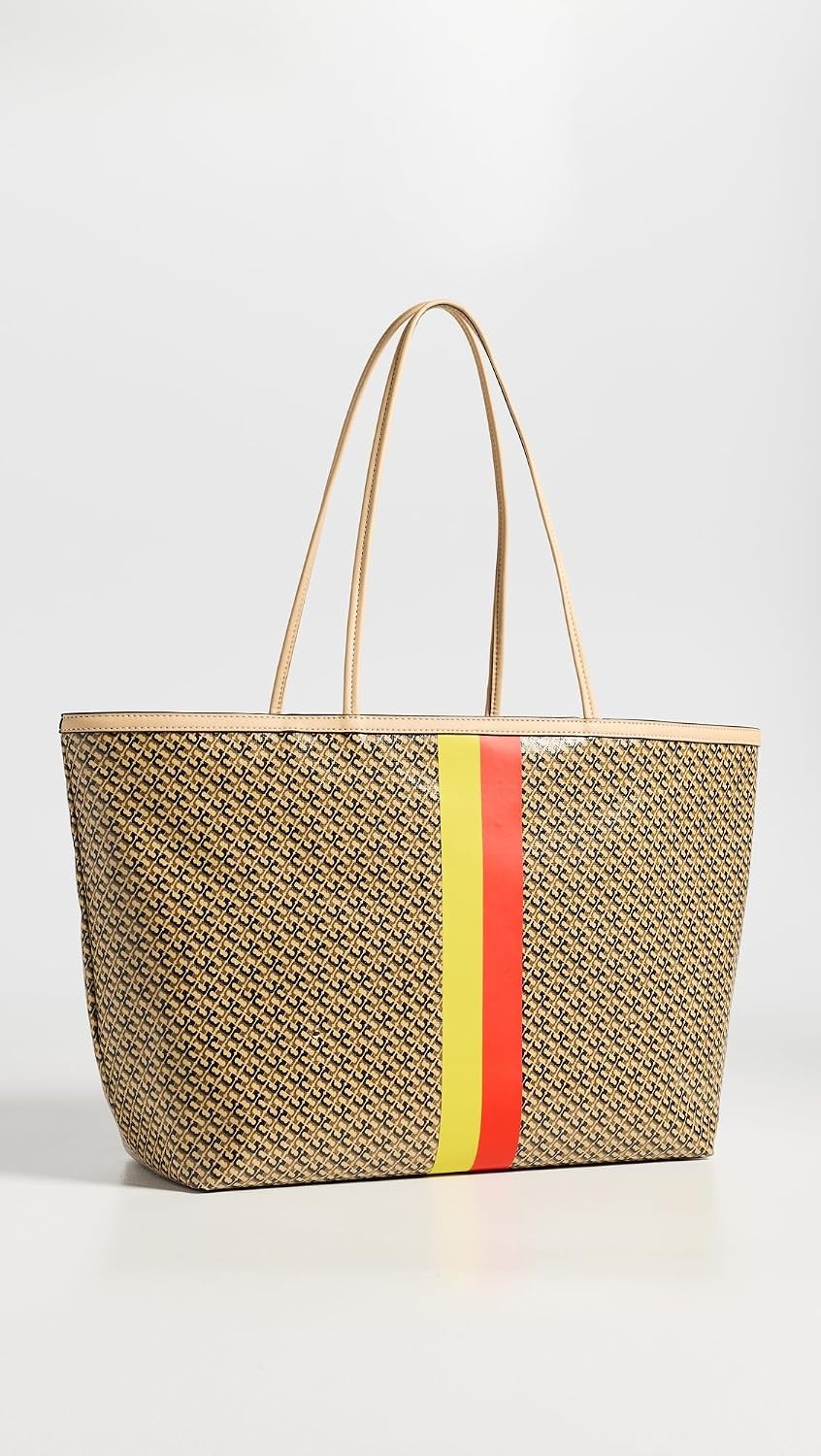 image:imageTory Burch Womens Racer Printed ToteTan