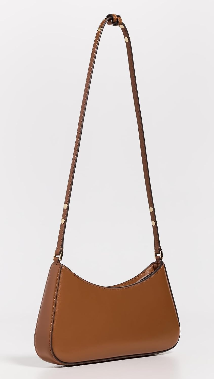 image:imageTory Burch Womens Robinson Zip Top Shoulder BagAged Tan