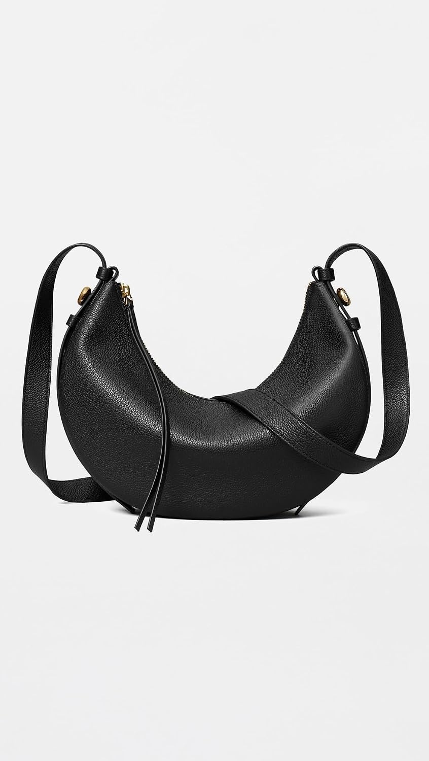 image:imageTory Burch Womens Romy Half Moon BagBlack