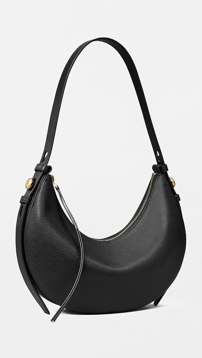 image:imageTory Burch Womens Romy Half Moon BagBlack