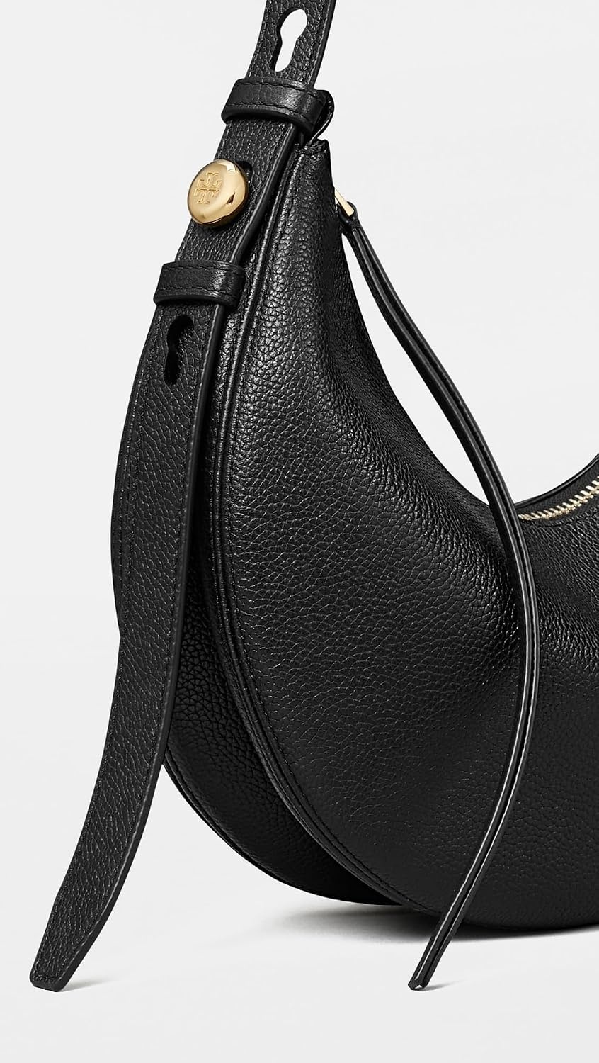 image:imageTory Burch Womens Romy Half Moon BagBlack