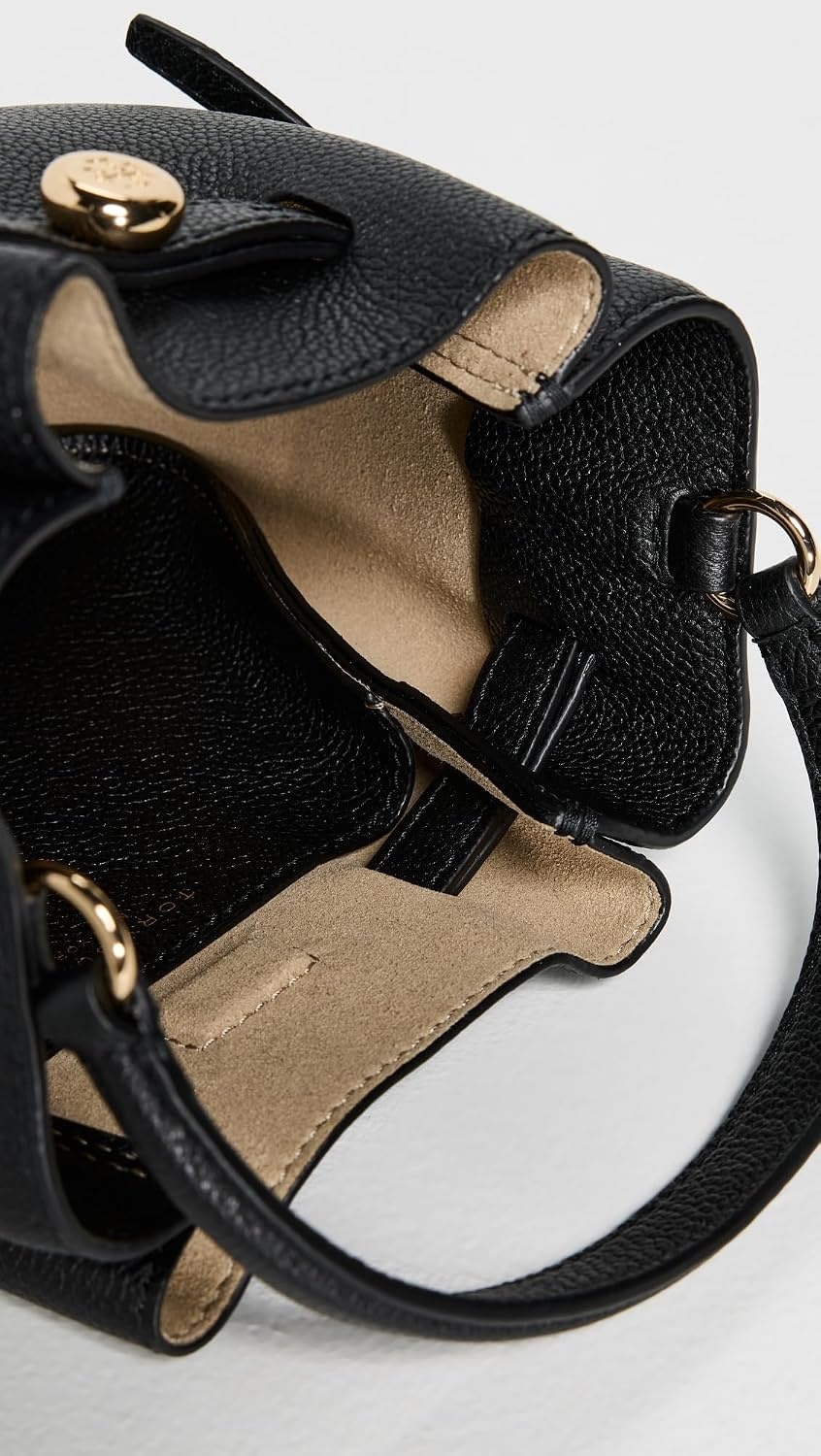 image:imageTory Burch Womens Romy Mini Bucket BagBlack