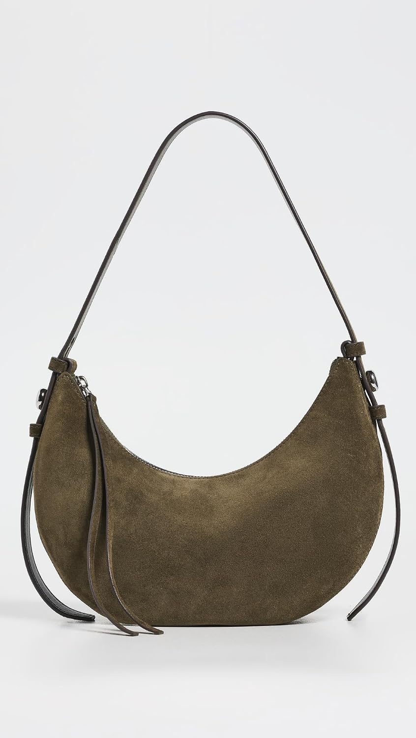 image:imageTory Burch Womens Romy Suede Half Moon BagLeccio