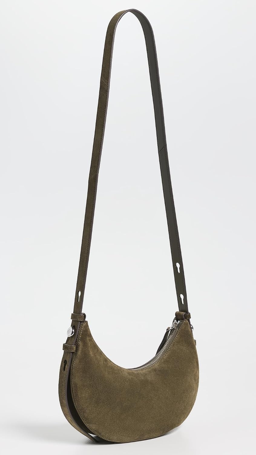 image:imageTory Burch Womens Romy Suede Half Moon BagLeccio