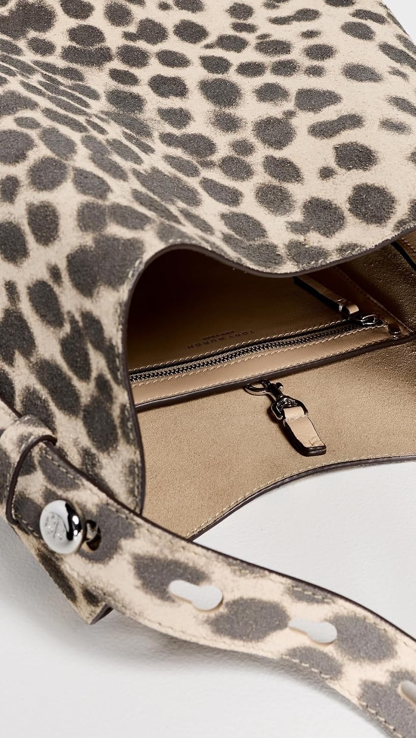 image:imageTory Burch Womens Romy Suede Hobo BagCheetah Spots