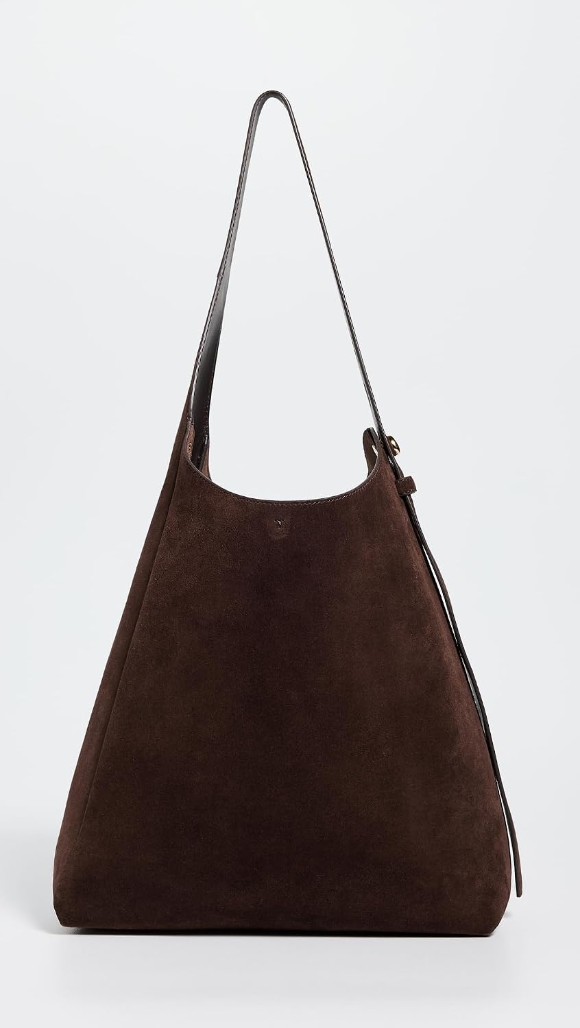image:imageTory Burch Womens Romy Suede Hobo BagDark Cocoa
