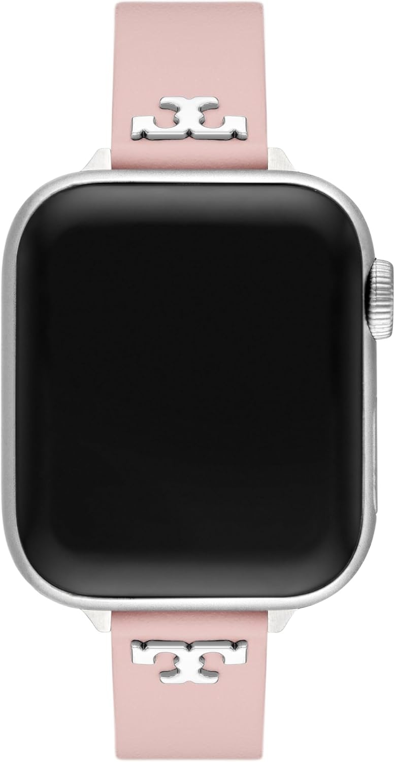 image:imageTory Burch Womens T 38404142mm Band for Apple WatchPink Leather